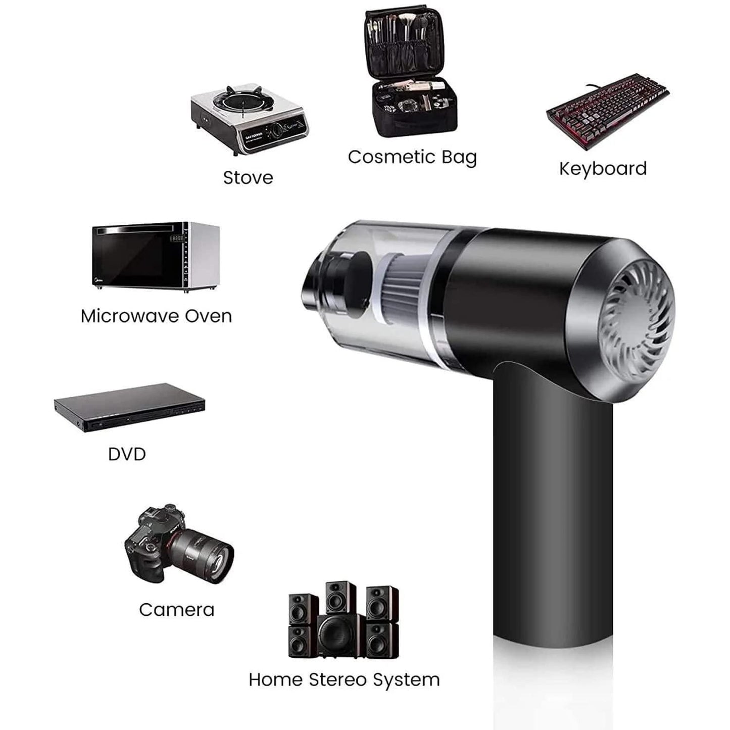 Mini Portable Air Duster Wireless Vacuum Cleaner