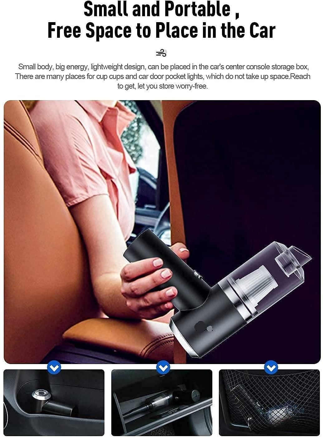 Mini Portable Air Duster Wireless Vacuum Cleaner